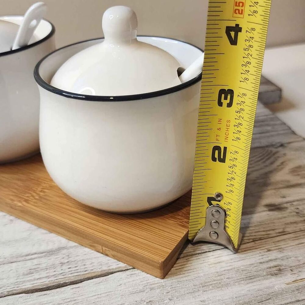 Ceramic condiment set - Picture 4 of 4